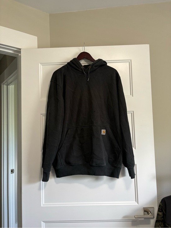 Carhartt Other - Carhartt Black Pullover Hoodie - Men's Workwear sz medium rain defender